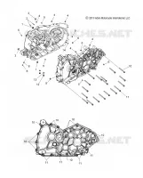 CRANKCASE - N14CCC/CCV/TCA ALL OPTIONS (49INDIANCRANKCASE14)
