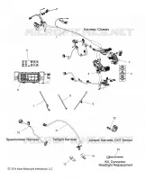 WIRE HARNESS - N15CCC/CCV ALL OPTIONS (49INDIANHARNESS15)