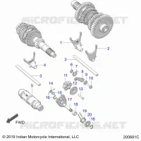 DRIVE TRAIN, FORCHE SHIFT AND DRUM