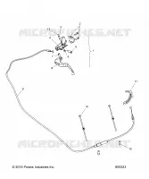 CONTROLS, LEVA FRIZIONE ASM. AND CABLE