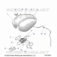 SISTEMA DI ALIMENTAZIONE CARBURANTE, FUEL TANK ASM.