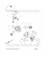 SISTEMA DI ALIMENTAZIONE CARBURANTE, FUEL CLAM SHELL/THROTTLE BODY