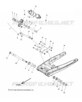 SOSPENSIONE POSTERIORE ASM., SWING ARM AND SHOCK