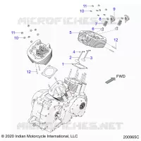 ENGINE, TESTA CILINDRO ASM.