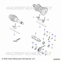 DRIVE TRAIN, FORCHE SHIFT AND DRUM