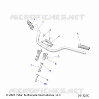 STEERING, MANUBRIO MONTAGGIO AND GRIPS