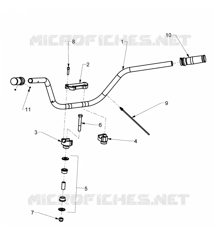 STEERING, HANDLEBAR MOUNTING - N121C/V/D ALL OPTIONS (INDIANHANDLEBAR12CC)