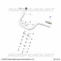 STEERING, MANUBRIO MONTAGGIO AND GRIPS