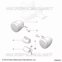 ELETTRICO, TURN SIGNALS, REAR/REAR LIGHTING