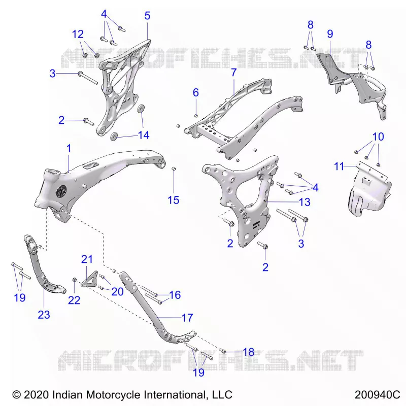 CHASSIS, TELAIO ASM.