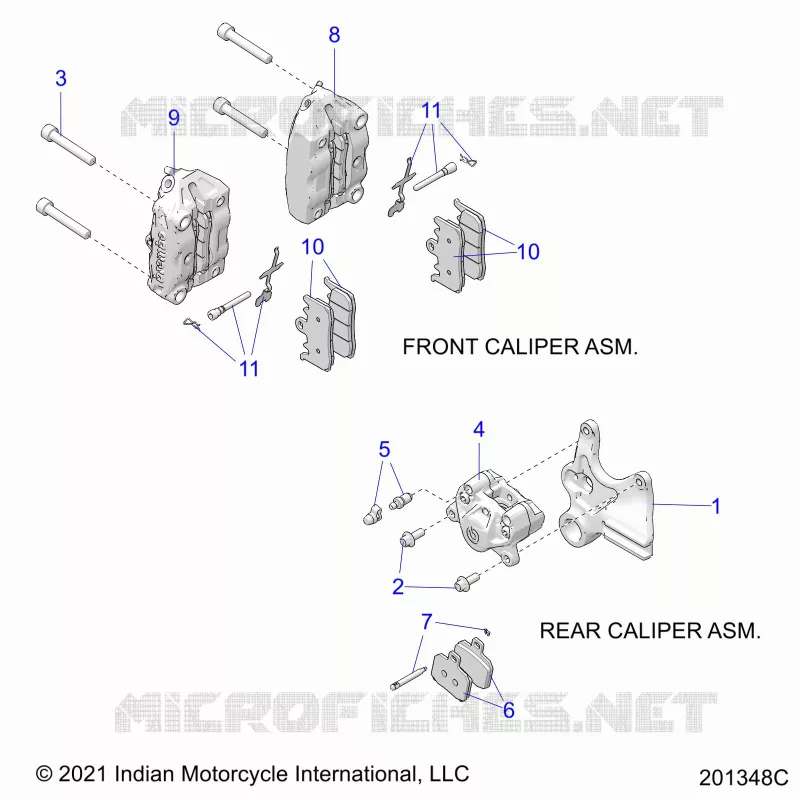 BRAKES, PINZA FRENO ANTERIORE AND REAR