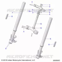 TIMONE, FRONT FORKS