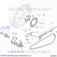 TRASMISSIONE, SPROCKETS, GUARDS AND CHAIN