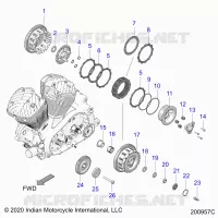 TRASMISSIONE, CLUTCH AND PRIMARY DRIVE