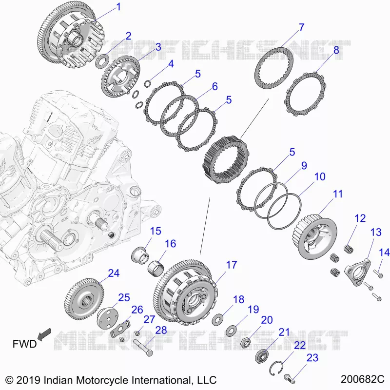 TRASMISSIONE, CLUTCH AND PRIMARY DRIVE