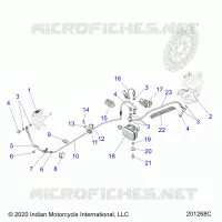 FRENO POSTERIORE ASM., W/ABS