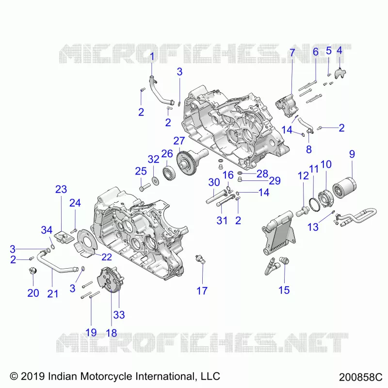 MOTORE, OIL SYSTEM