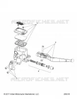 FRENO ANTERIORE, LEVER AND MASTER CYLINDER