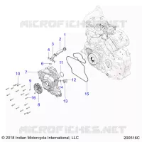MOTORE, STATOR COVER