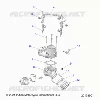 ENGINE, CORPO FARFALLATO/FUEL RAIL