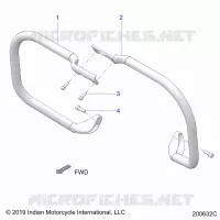 CHASSIS, HIGHWAY BAR, TUBE