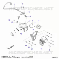 SISTEMA DI ALIMENTAZIONE CARBURANTE, FUEL CLAM SHELL/THROTTLE BODY
