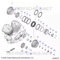 TRASMISSIONE, CLUTCH AND PRIMARY DRIVE