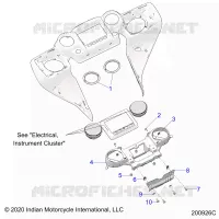 CARENATURA ASM, INSTRUMENT PANEL MNTG.