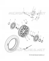 FRONT WHEEL - N14TCA ALL OPTIONS (49INDIANWHEELFRT14TOUR)