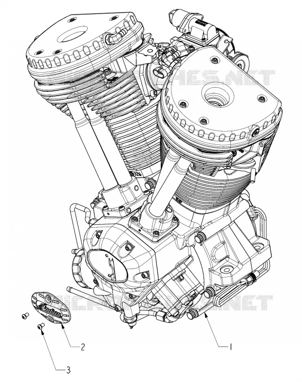 ENGINE, ENGINE ASSEMBLY - N131C/D/V ALL OPTIONS (INDIANENGINE12CC)
