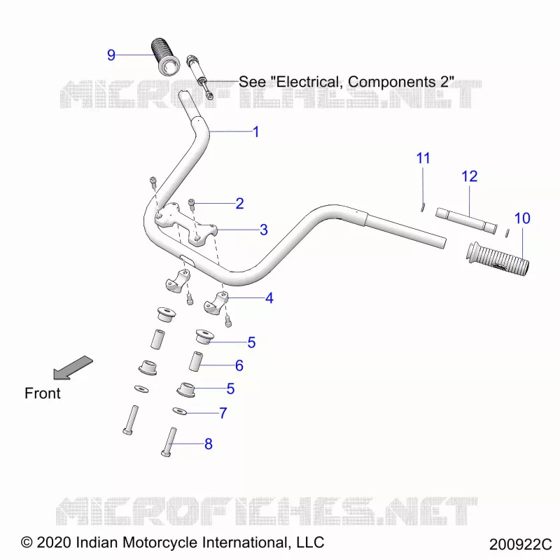 STEERING, MANUBRIO MONTAGGIO AND GRIPS