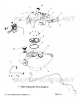 SISTEMA DI ALIMENTAZIONE CARBURANTE, FUEL TANK ASM.