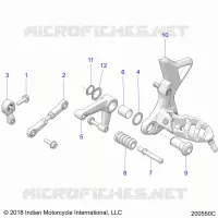 TRASMISSIONE, SHIFT PEDAL AND LINKAGE