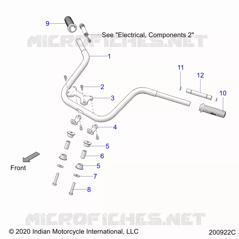 STEERING, MANUBRIO MONTAGGIO AND GRIPS