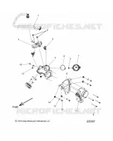 SISTEMA DI ALIMENTAZIONE CARBURANTE, FUEL CLAM SHELL/THROTTLE BODY