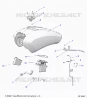 SISTEMA DI ALIMENTAZIONE CARBURANTE, FUEL TANK ASM.