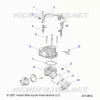 ENGINE, CORPO FARFALLATO/FUEL RAIL