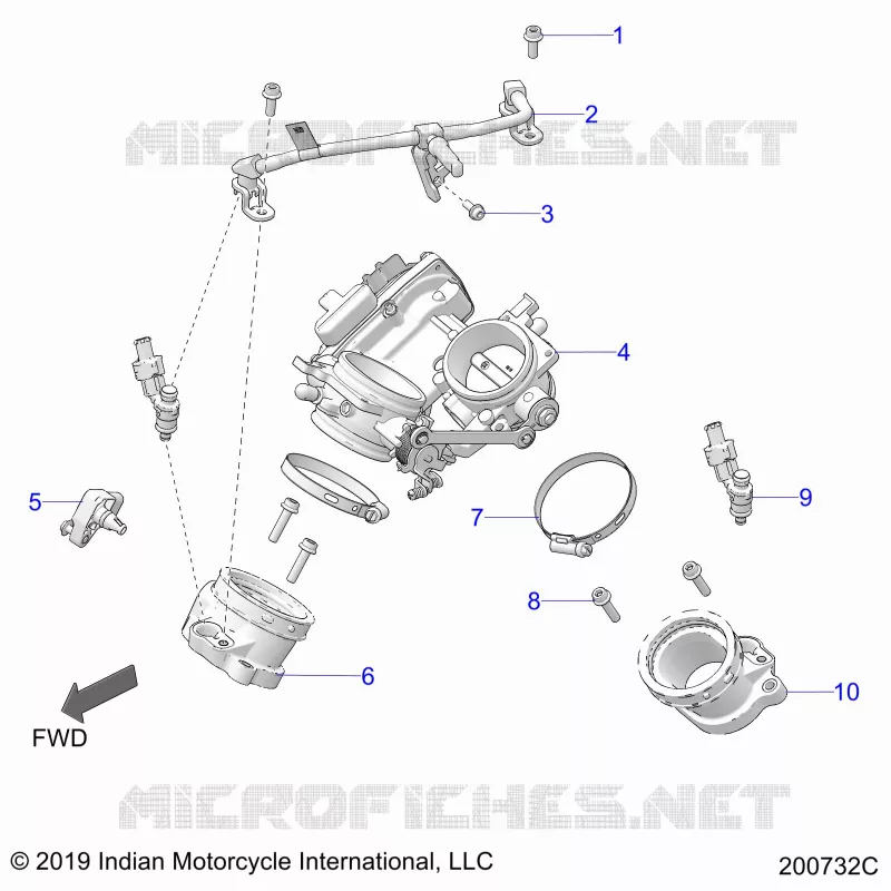 SISTEMA DI ALIMENTAZIONE CARBURANTE, FUEL RAIL/THROTTLE BODY