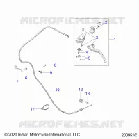 CONTROLS, LEVA FRIZIONE AND CABLE