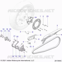 TRASMISSIONE, SPROCKETS, GUARDS AND CHAIN