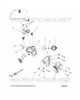 SISTEMA DI ALIMENTAZIONE CARBURANTE, FUEL CLAM SHELL/THROTTLE BODY