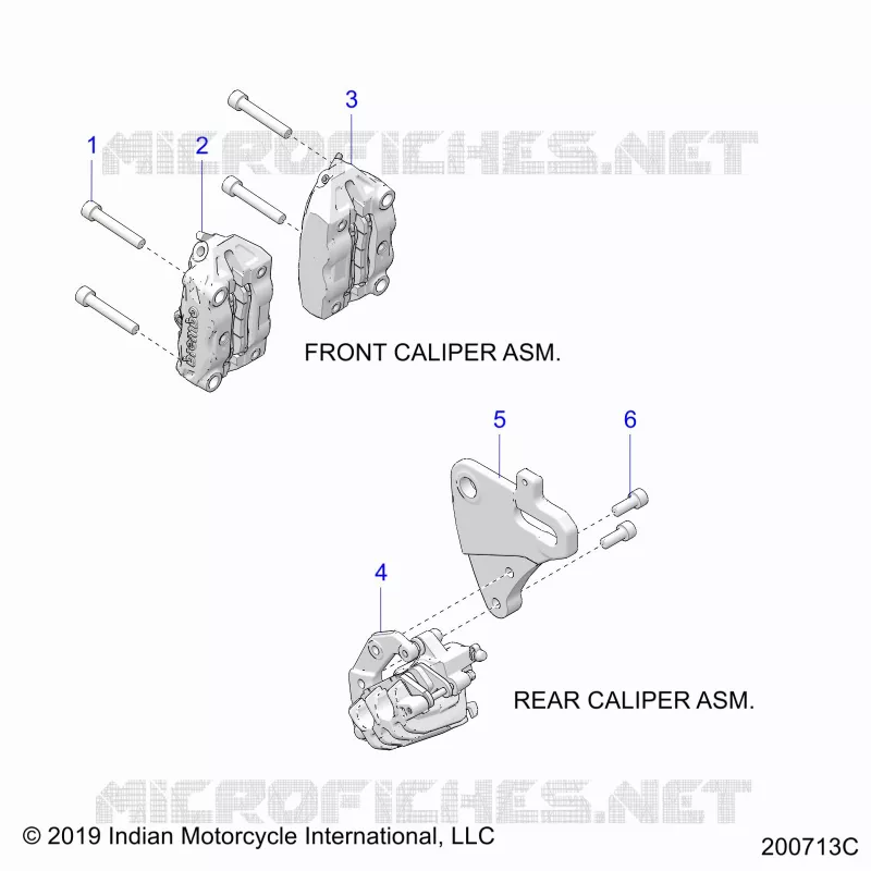 BRAKES, PINZA FRENO ANTERIORE AND REAR