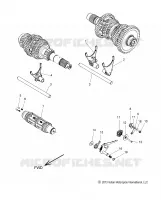 DRIVE TRAIN, FORCHE SHIFT AND DRUM