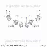 ELETTRICO, SWITCH CONTROLS, LH/RH