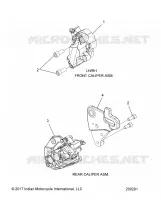 BRAKES, PINZA FRENO ANTERIORE AND REAR