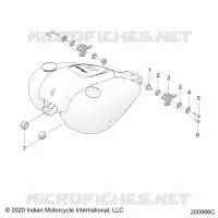 SISTEMA DI ALIMENTAZIONE CARBURANTE, FUEL TANK MOUNTING