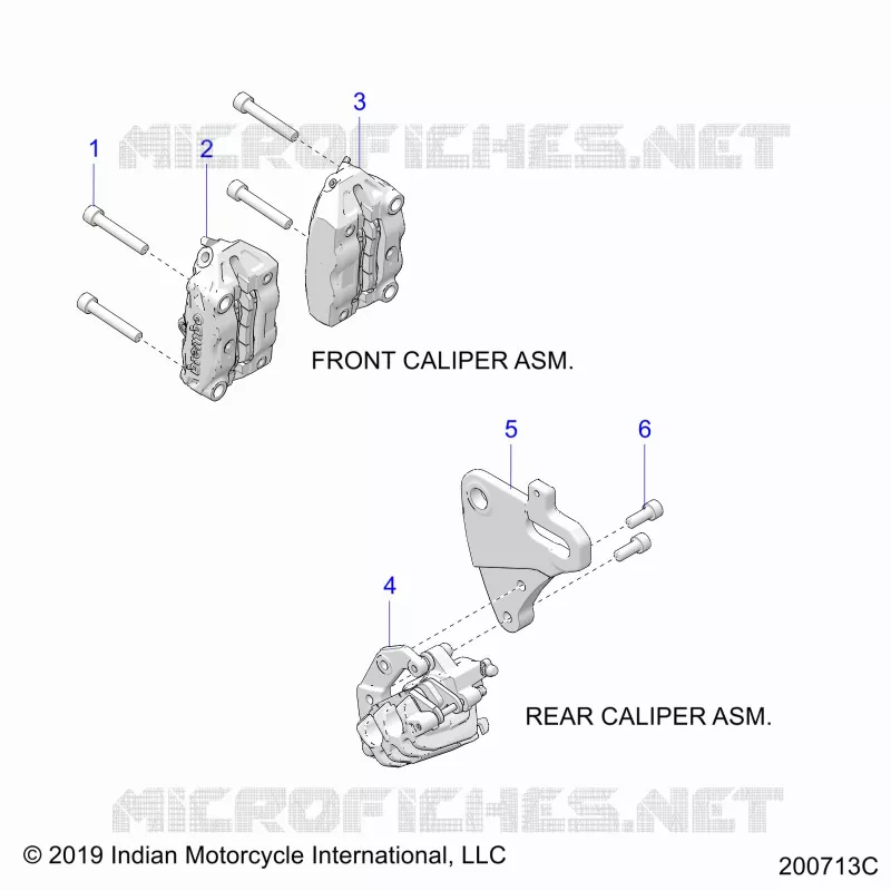BRAKES, PINZA FRENO ANTERIORE AND REAR