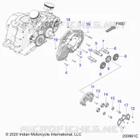MOTORE, CAM SHAFTS AND GEARS