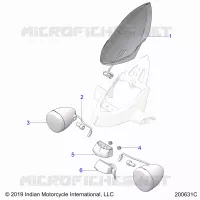 ELETTRICO, TURN SIGNAL, REAR AND TAILLIGHT