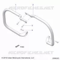 CHASSIS, HIGHWAY BAR, TUBE